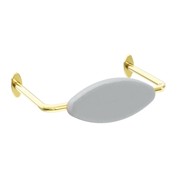 Nero Mecca Care Dda Toilet Backrest Brushed Gold