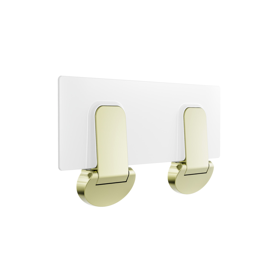 Nero Mecca Care Shower Seat 960X330mm - Brushed Gold