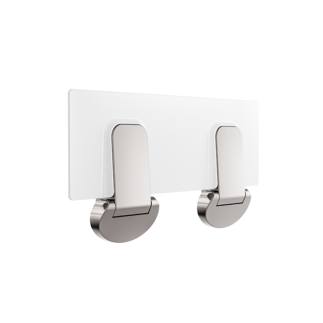 Nero Mecca Care Shower Seat 960X330Mm Brushed Nickel