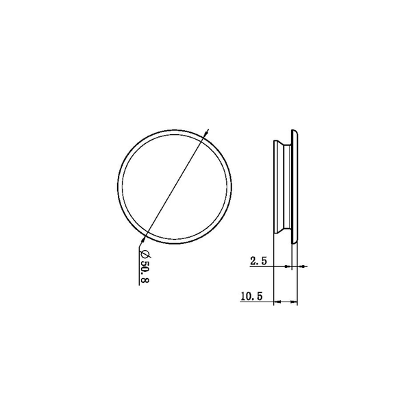Nero Mecca Care 32Mm Grab Rail Cap Brushed Gold