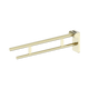 Nero Mecca Care Foldable Toilet Support Arm Brushed Gold