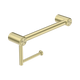 Nero Mecca Care 25Mm Toilet Roll Rail 300Mm Brushed Gold