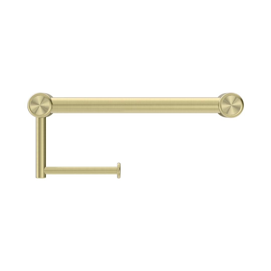 Nero Mecca Care 25Mm Toilet Roll Rail 300Mm Brushed Gold