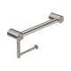 Nero Mecca Care 25Mm Toilet Roll Rail 300Mm Brushed Nickel