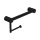 Nero Mecca Care 25Mm Toilet Roll Rail 300Mm Matte Black