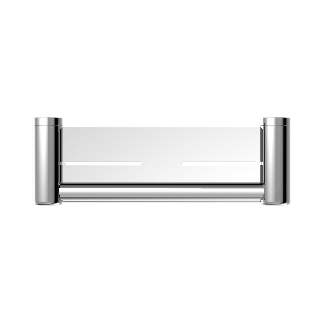 Nero Mecca Care 25Mm Grab Rail With Shelf 300Mm Chrome
