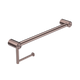 Nero Mecca Care 25Mm Toilet Roll Rail 450Mm Brushed Bronze