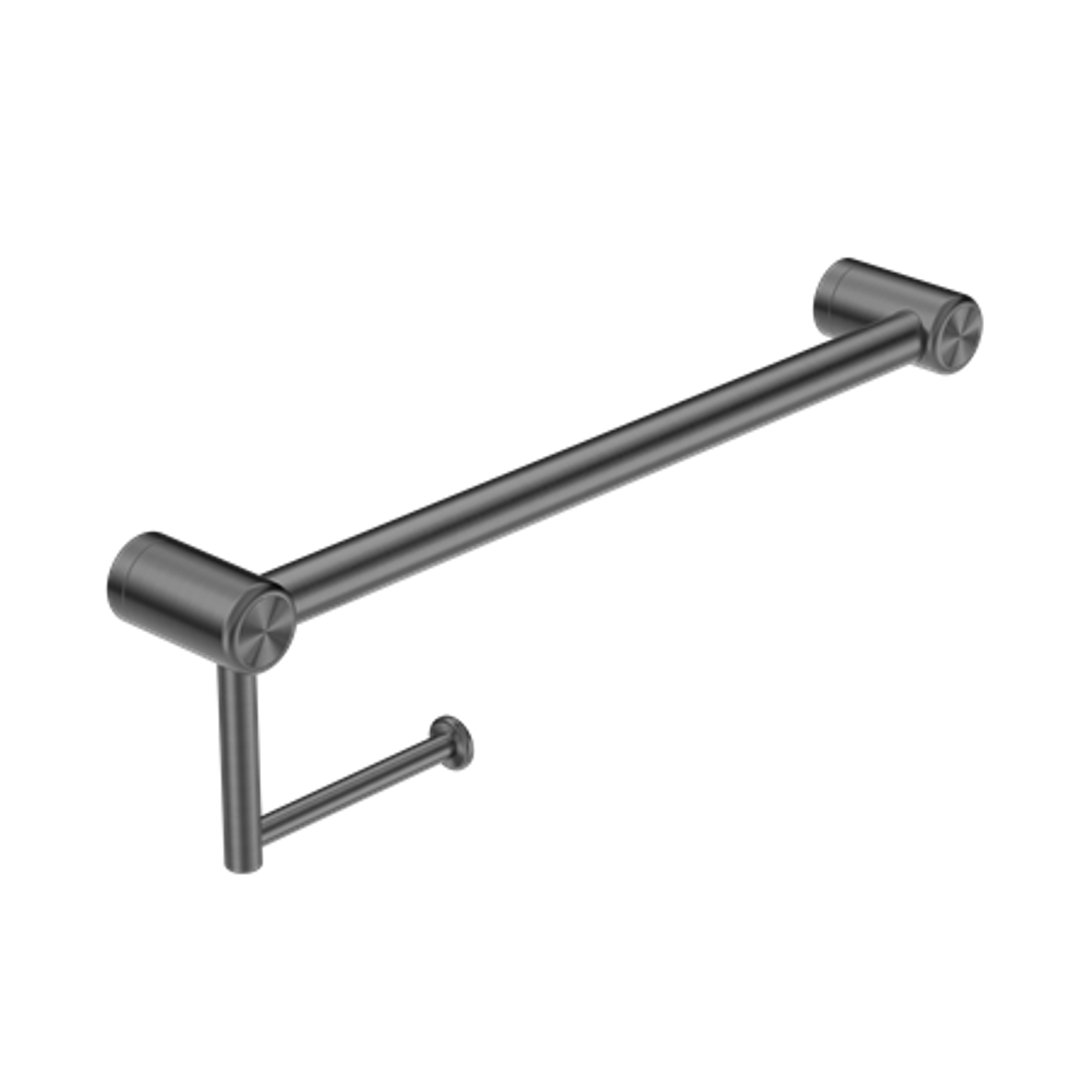 Nero Mecca Care 25mm Toilet Roll Rail 450mm - Gunmetal