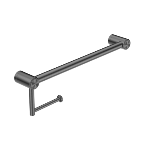 Nero Mecca Care 25mm Toilet Roll Rail 450mm - Gunmetal