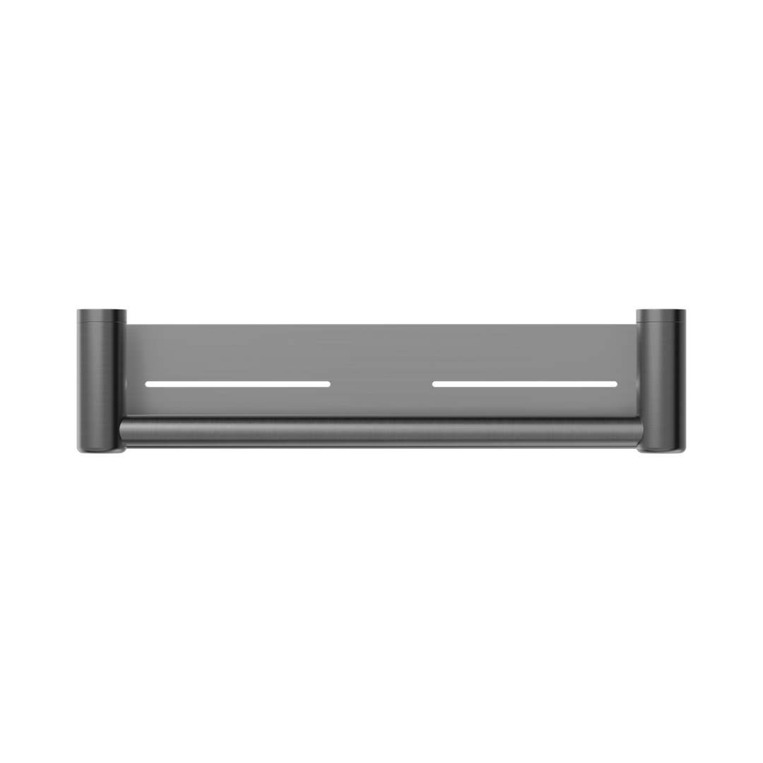 Nero Mecca Care 25mm Grab Rail With Shelf 450mm Gun Metal