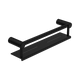 Nero Mecca Care 25mm Grab Rail With Shelf 450mm Matte Black
