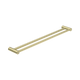 Nero Mecca Care 25Mm Double Towel Grab Rail 900Mm Brushed Gold