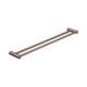 Nero Mecca Care 25Mm Double Towel Grab Rail 900Mm Brushed Bronze