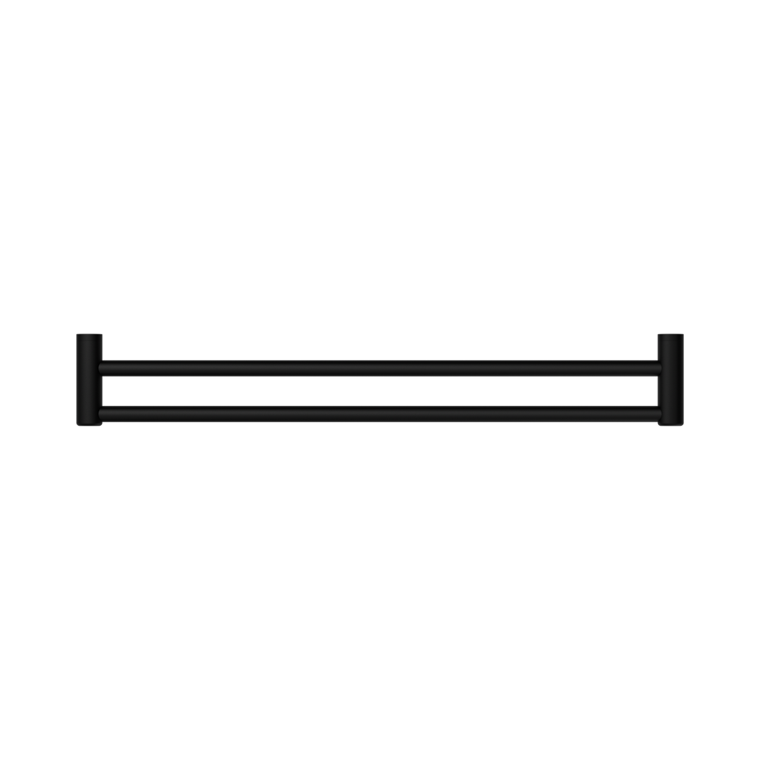 Nero Mecca Care 25Mm Double Towel Grab Rail 900Mm Matte Black