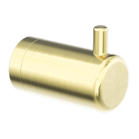NERO MECCA CARE 25MM WALL HOOK BRUSHED GOLD