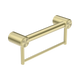 Nero Mecca Care 32Mm Grab Rail With Towel Holder 300Mm Brushed Gold