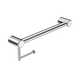 Nero Mecca Care 32Mm Grab Rail With Toilet Roll Holder 450Mm Chrome