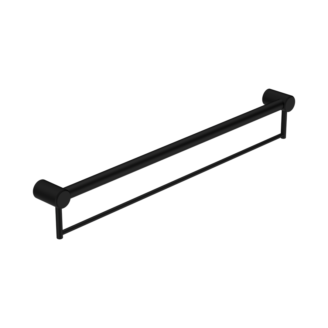 Nero Mecca Care 32Mm Grab Rail With Towel Holder 900Mm Matte Black
