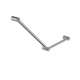 Nero Mecca Care 32mm Ambulant Toilet Grab Rail 45 Degree 750mm Brushed Nickel