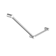 Nero Mecca Care Chrome 32mm Ambulant Toilet Grab Rail 45 Degree 750mm