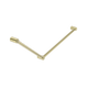 Nero Mecca Care 32mm Dda Grab Rail Set 45 Degree 750mm Brushed Gold
