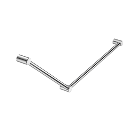 Nero Mecca Care 32mm Dda Grab Rail Set 45 Degree 750X900mm - Chrome