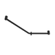 Nero Mecca Care 32mm Ambulant 45 Degree Bent Tube Grab Rail 450mm Matte Black