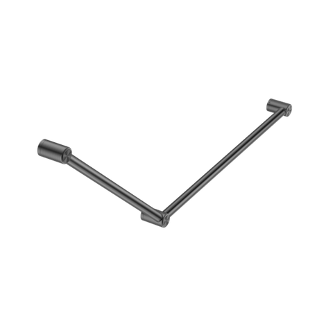 Nero Mecca Care 32mm Dda Grab Rail Set 45 Degree 750X900mm - Gunmetal