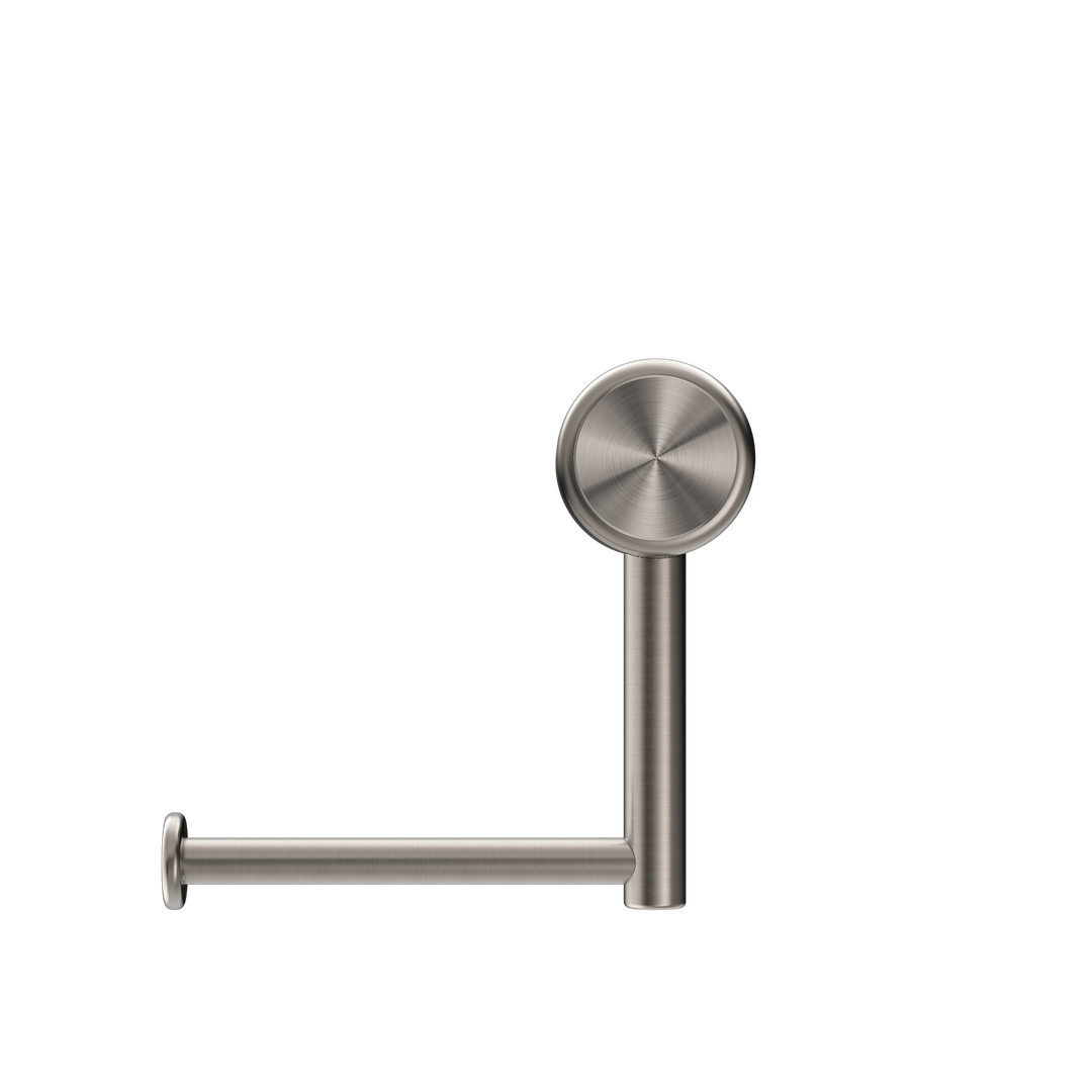 Nero Mecca Care Heavy Duty Toilet Roll Holder Brushed Nickel