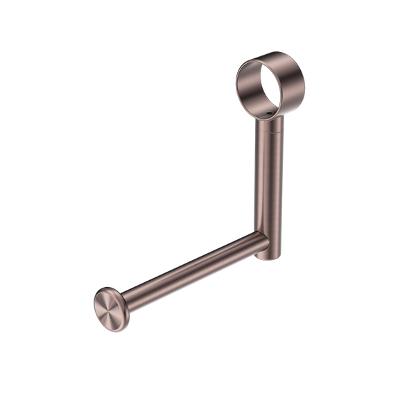 Nero Mecca Care Add On Toilet Roll Holder Brushed Bronze