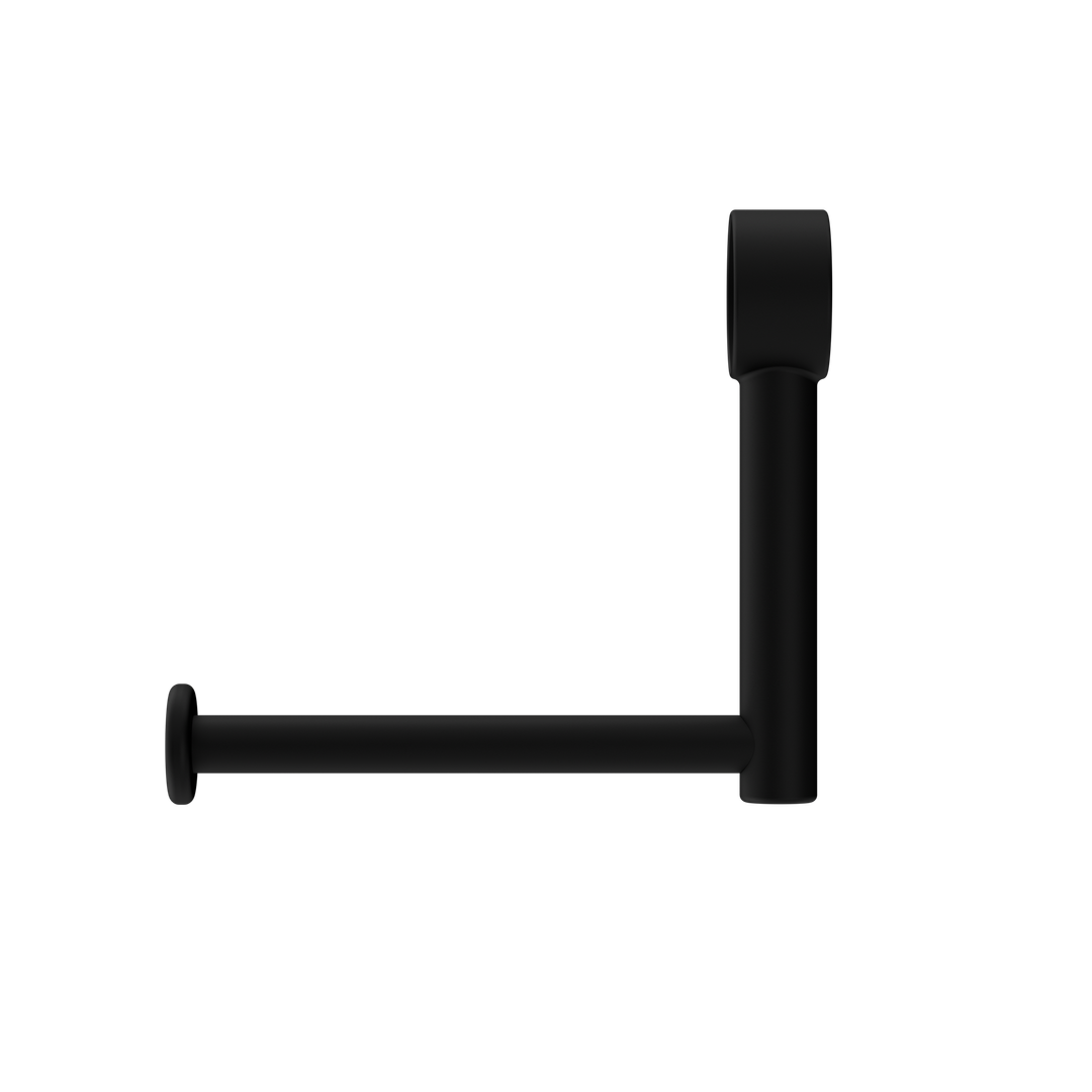 Nero Mecca Care Add On Toilet Roll Holder - Matt Black