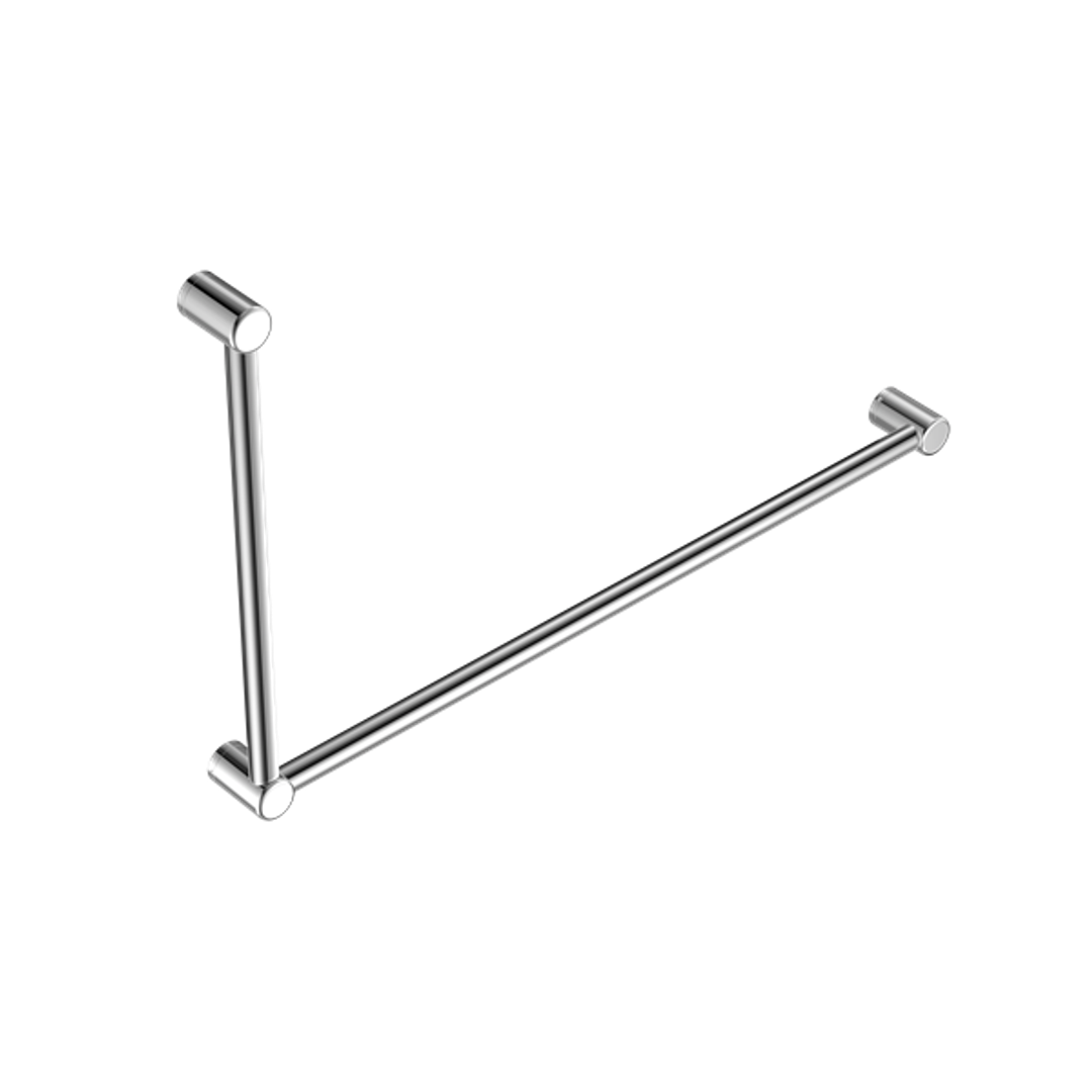 Nero Mecca Care 32mm Dda Grab Rail Set 90 Degree 600X1000mm - Chrome