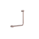 Nero Mecca Care 32mm Ambulant 90Degree Bent Tube Grab Rail 450mm Brushed Bronze