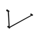 Nero Mecca Care 32mm Dda Grab Rail Set 90 Degree 600mm Matte Black