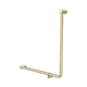 Nero Mecca Care 32mm 90 Degree Accessible Toilet Grab Rail 750mm Brushed Gold