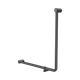 Nero Mecca Care 32mm 90 Degree Accessible Toilet Grab Rail 750mm Gun Metal