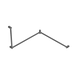 Nero Mecca Care 32mm Dda Toilet Grab Rail Set 90 Degree 600mm Gun Metal