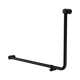 Nero Mecca Care 32mm Dda Toilet 90 Deg. Tube Grab Rail 600mm Matte Black
