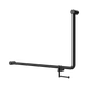 Nero Mecca Care 32mm Dda 90 Deg. Grab Rail 600mm C/W Toilet Roll Holder Matte Black