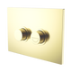 Nero Mecca Care Raised Disabled Care Flush Buttons Plate Dda Toilet Compliant Brushed Gold