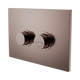 Nero Mecca Care Raised Disabled Care Flush Buttons Plate Dda Toilet Compliant Brushed Bronze