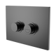 Nero Mecca Care Raised Disabled Care Flush Buttons Plate Dda Toilet Compliant Gun Metal