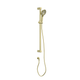 Nero Mecca Care Brushed Gold 32mm Grab Rail And Adjustable Shower Rail Set 900mm