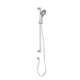 Nero Mecca Care Brushed Nickel 32mm Grab Rail And Adjustable Shower Rail Set 900mm