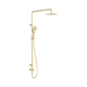 Nero Mecca Care 25mm Grab Rail 900mm Twin Shower Set Brushed Gold