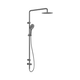 Nero Mecca Care 25mm Grab Rail 900mm Twin Shower Set Gun Metal