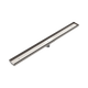Nero Tile Insert V Channel 900X82Mm Floor Grate 50Mm Outlet Brushed Nickel