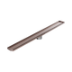 Nero Tile Insert V Channel 1200X106Mm Floor Grate 90Mm Outlet Brushed Bronze