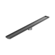 Nero Tile Insert V Channel 1200X106Mm Floor Grate 90Mm Outlet Gun Metal