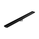Nero Tile Insert V Channel 1200X106Mm Floor Grate 90Mm Outlet Matte Black